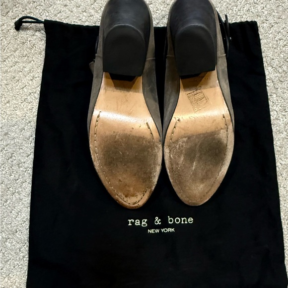 Rag & Bone Women's Suede Ankle Boots - Taupe - Picture 4 of 6